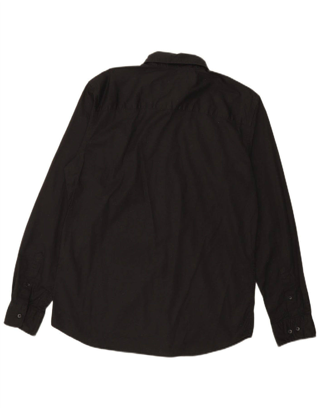 Camisa masculina JACK & JONES grande algodão preto