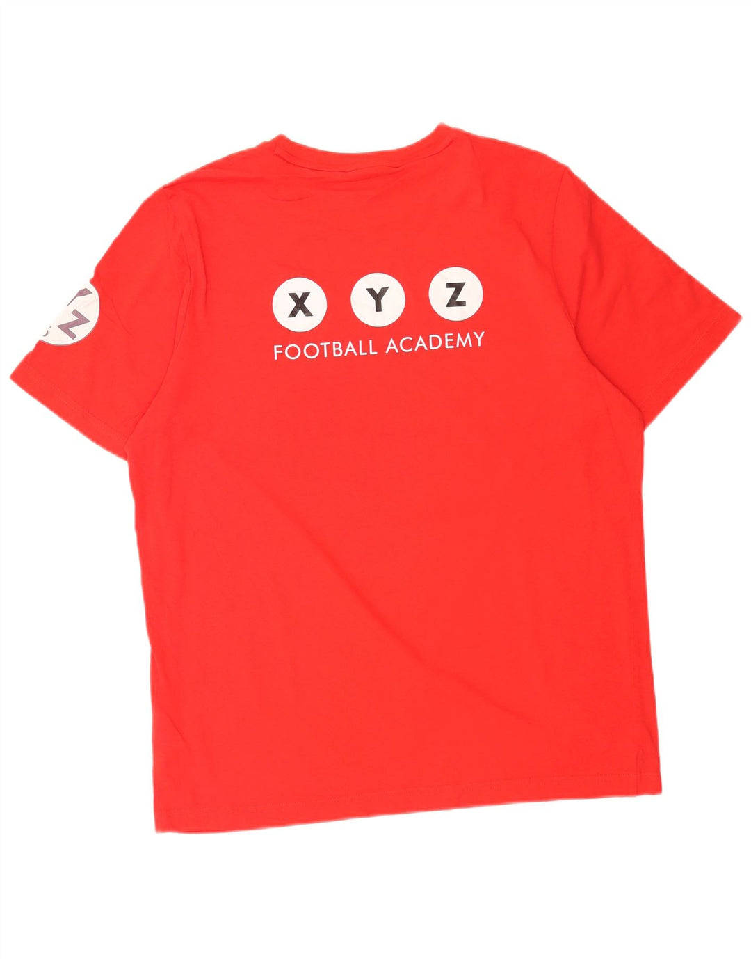 Puma Mens Graphic T-Shirt Top Grande Algodão Vermelho