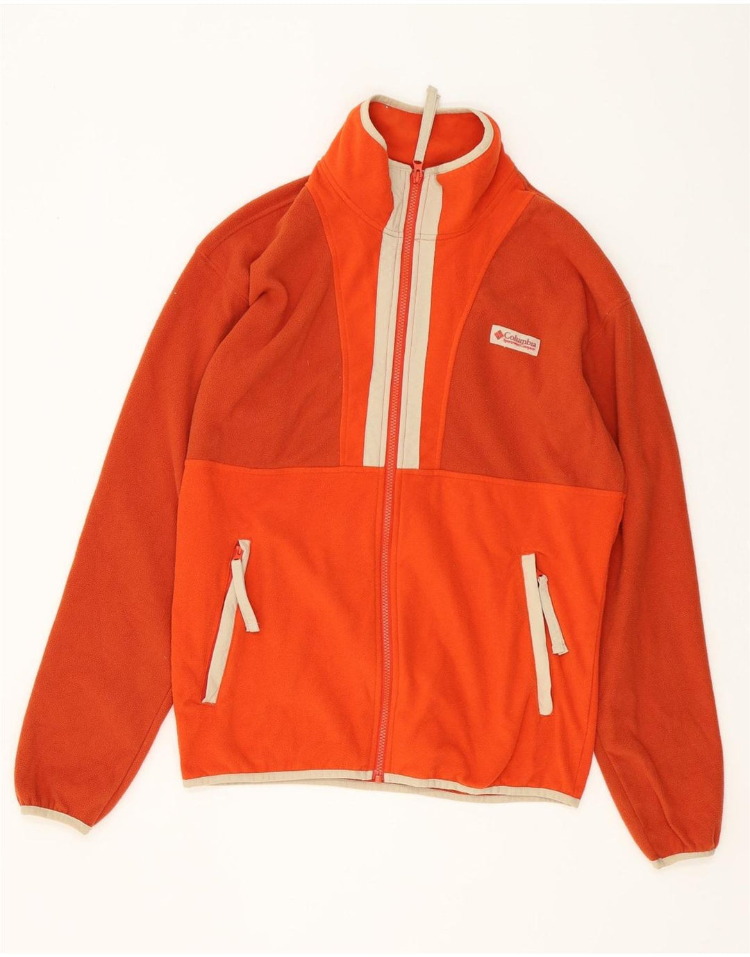 Jaqueta de lã masculina COLUMBIA UK 38 poliéster laranja médio