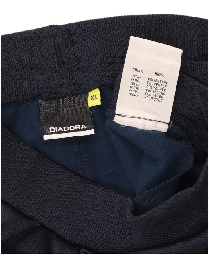 Calça de treino masculina Diadora XL azul marinho poliéster