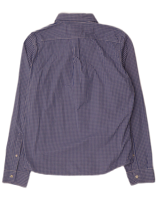 Jaqueta masculina Muscle Bomber Abercrombie & Fitch XL azul guingão algodão