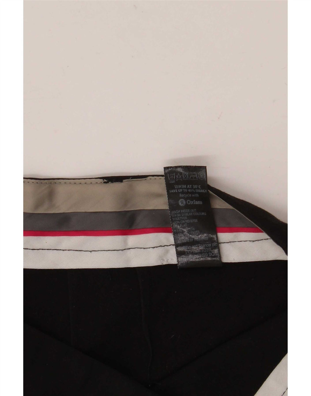 Calça casual feminina Marks & Spencer Bootcut Reino Unido 12 médio W32 L30 preta