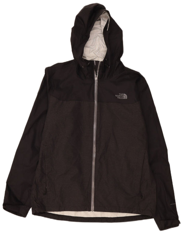 Jaqueta de chuva masculina The North Face Dryvent com capuz Reino Unido 40 grande bloco colorido cinza
