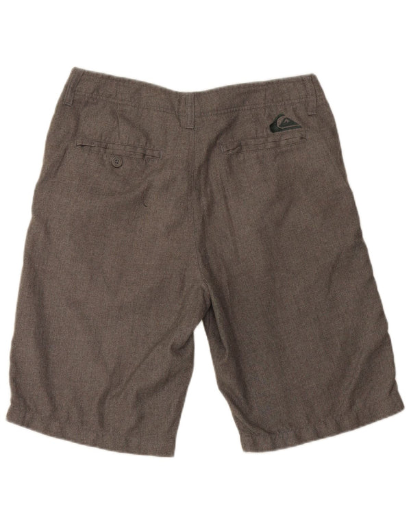 Quiksilver Mens Chino Shorts W33 Poliéster Cinza Médio