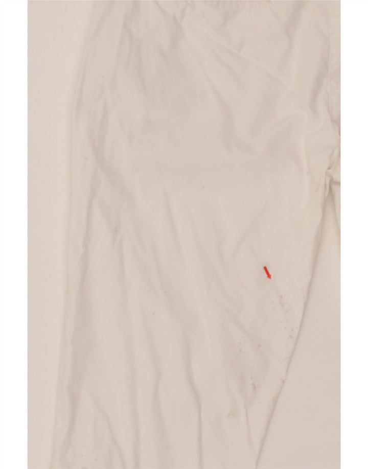 DIADORA Womens Bermuda Shorts UK 14 Large W34  White Cotton Vintage Diadora and Second-Hand Diadora from Messina Hembry 