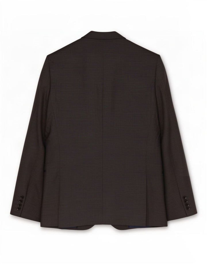 Jaqueta blazer masculina de 2 botões Marks & Spencer Reino Unido 40 lã cinza médio