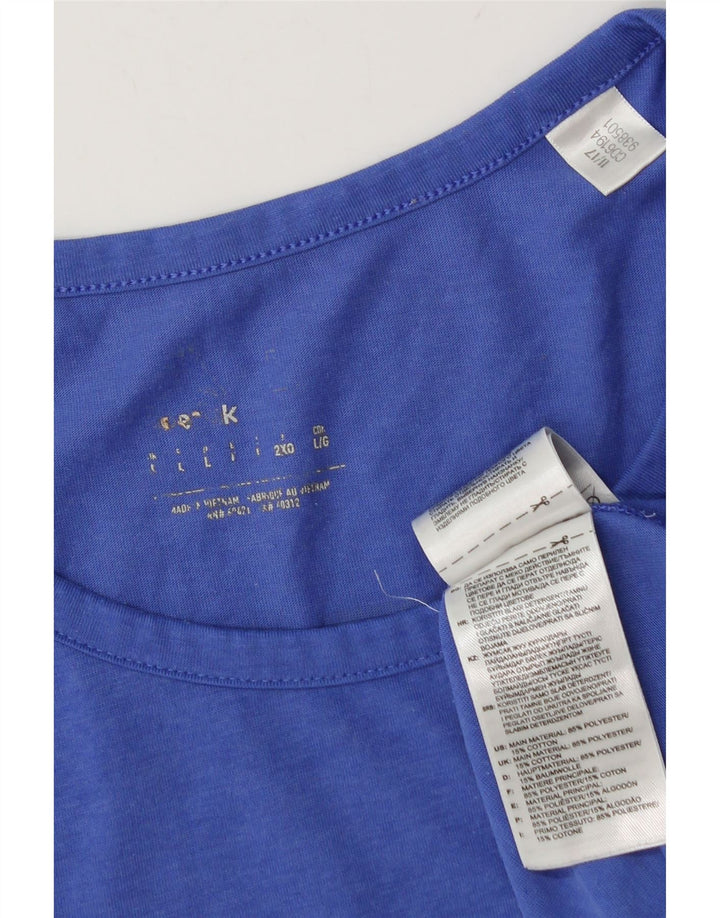 ADIDAS Mens Graphic Vest Top Grande Poliéster Azul