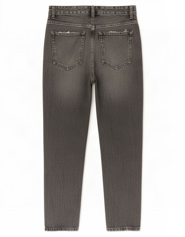 Zara Mens Jeans Cropped Tapered EU 40 Médio W31 L26 Cinza