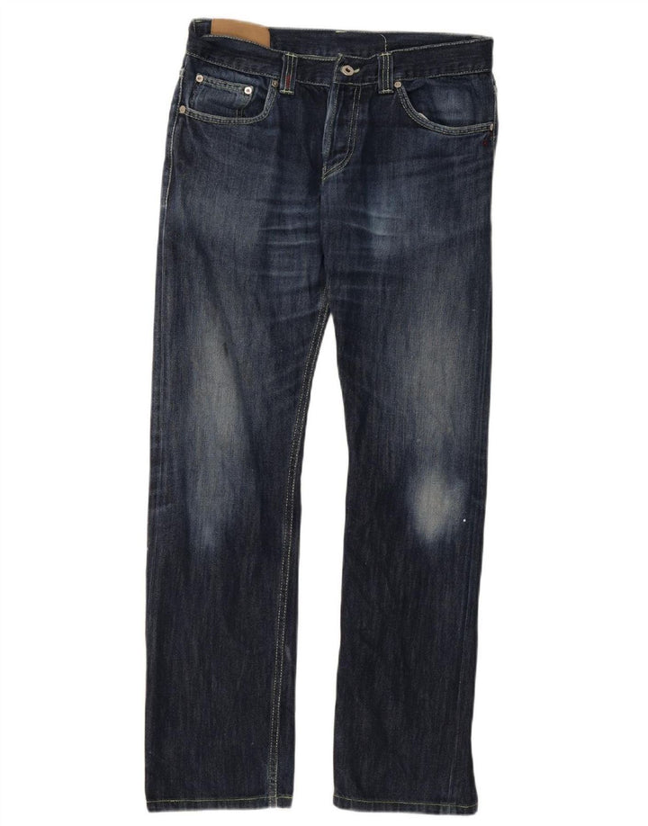 Calça jeans reta feminina DONDUP W33 L31 azul marinho