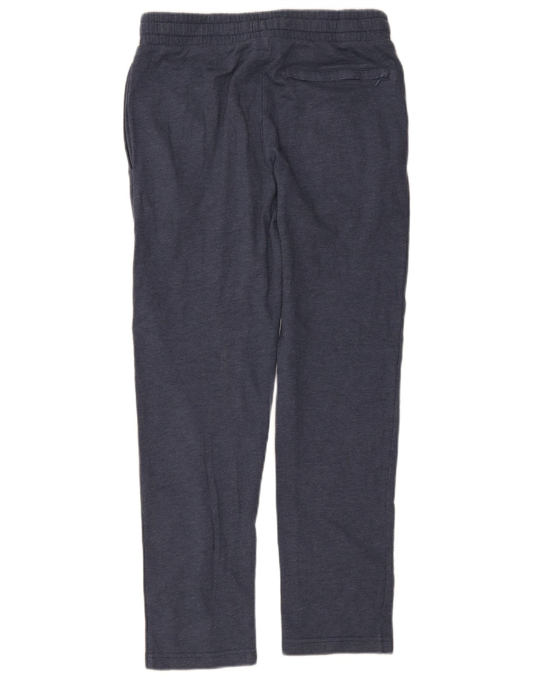 Calça de treino masculina Marks & Spencer pequena azul marinho algodão