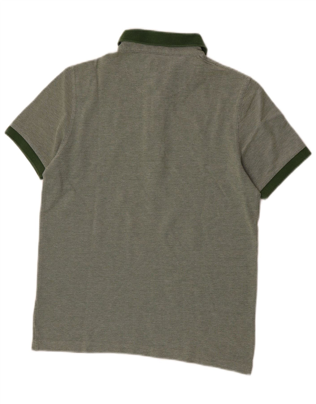 Camisa polo masculina Barbour pequena de algodão verde