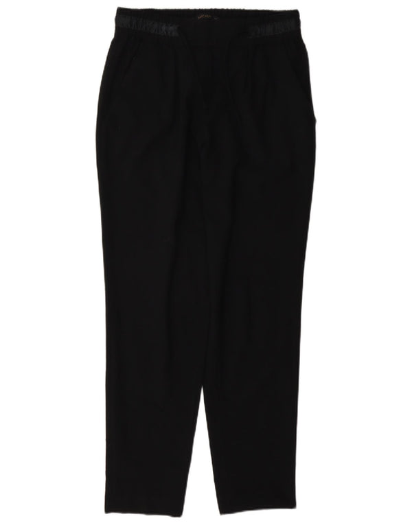 Zara Calça feminina casual cônica XS W24 L27 preta