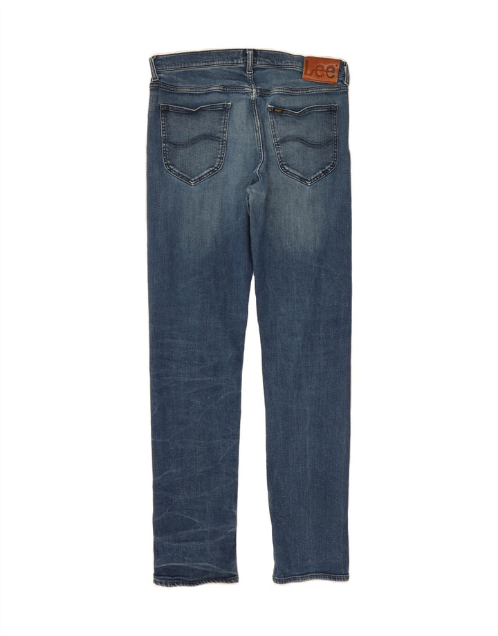 LEE Mens Daren Zip Fly Slim Jeans W33 L34 Blue Cotton Vintage Lee and Second-Hand Lee from Messina Hembry 
