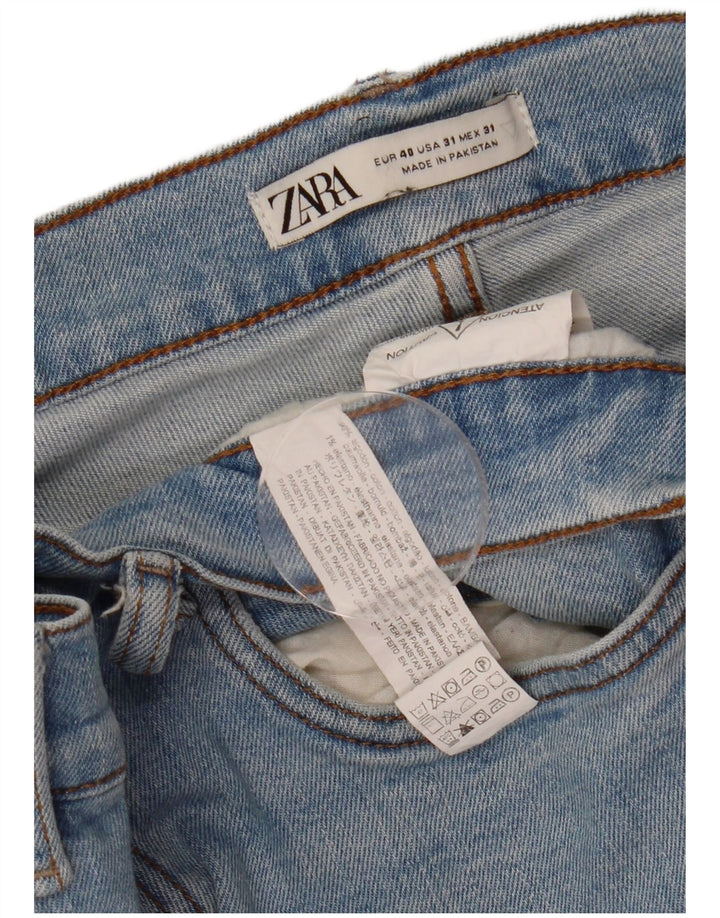 Zara Mens Slim Jeans EU 40 Médio W31 L30 Azul Algodão