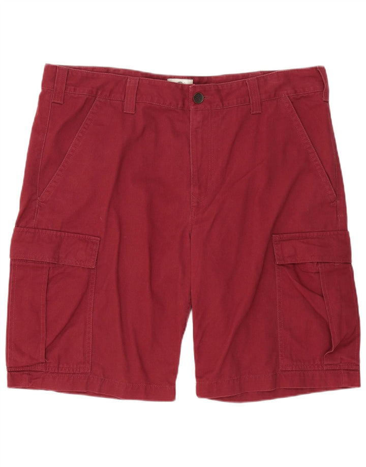 Shorts cargo masculino Timberland W38 XL Borgonha