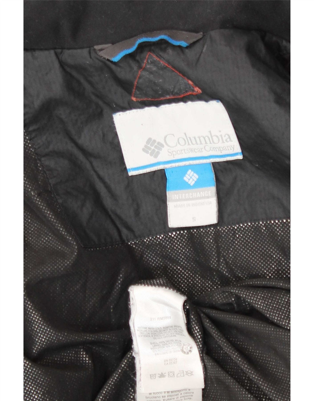 Jaqueta Columbia Masculina Interchange Liner Acolchoada UK 36 Pequena Poliéster Preto