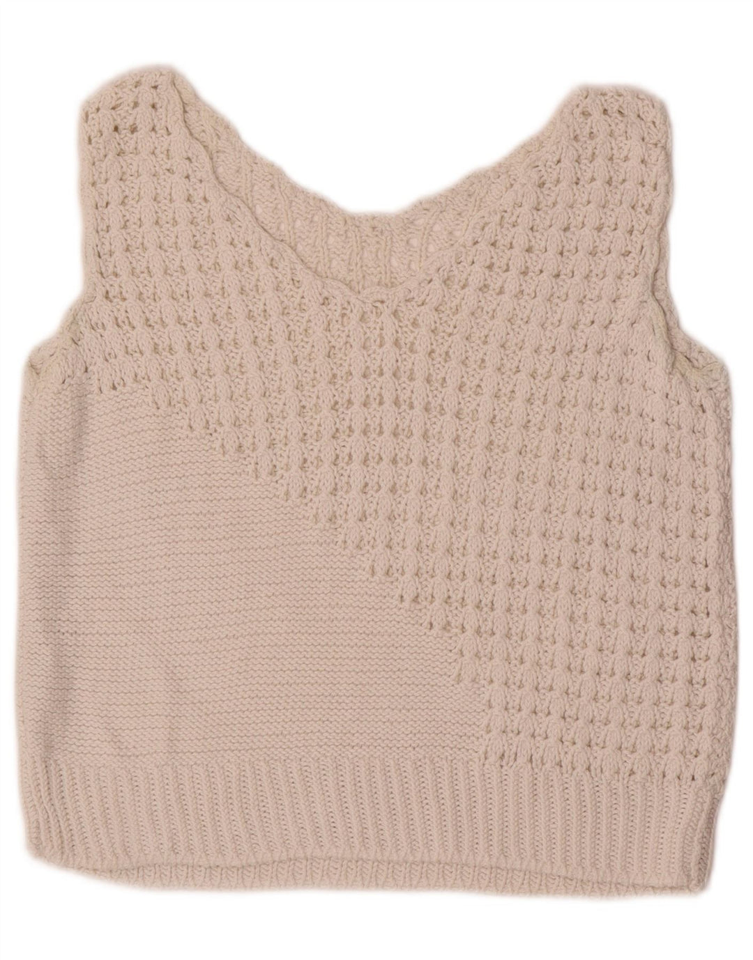 Regata feminina vintage com colete curto UK 10 pequena branca