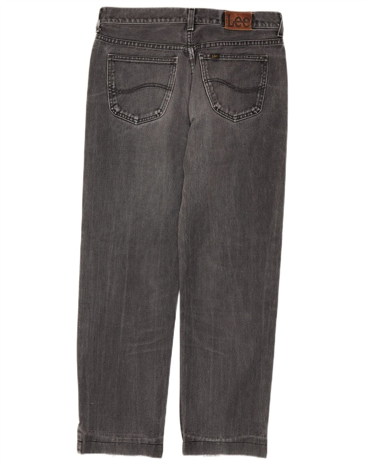 LEE Masculino Chicago Straight Jeans W33 L29 Algodão Cinza
