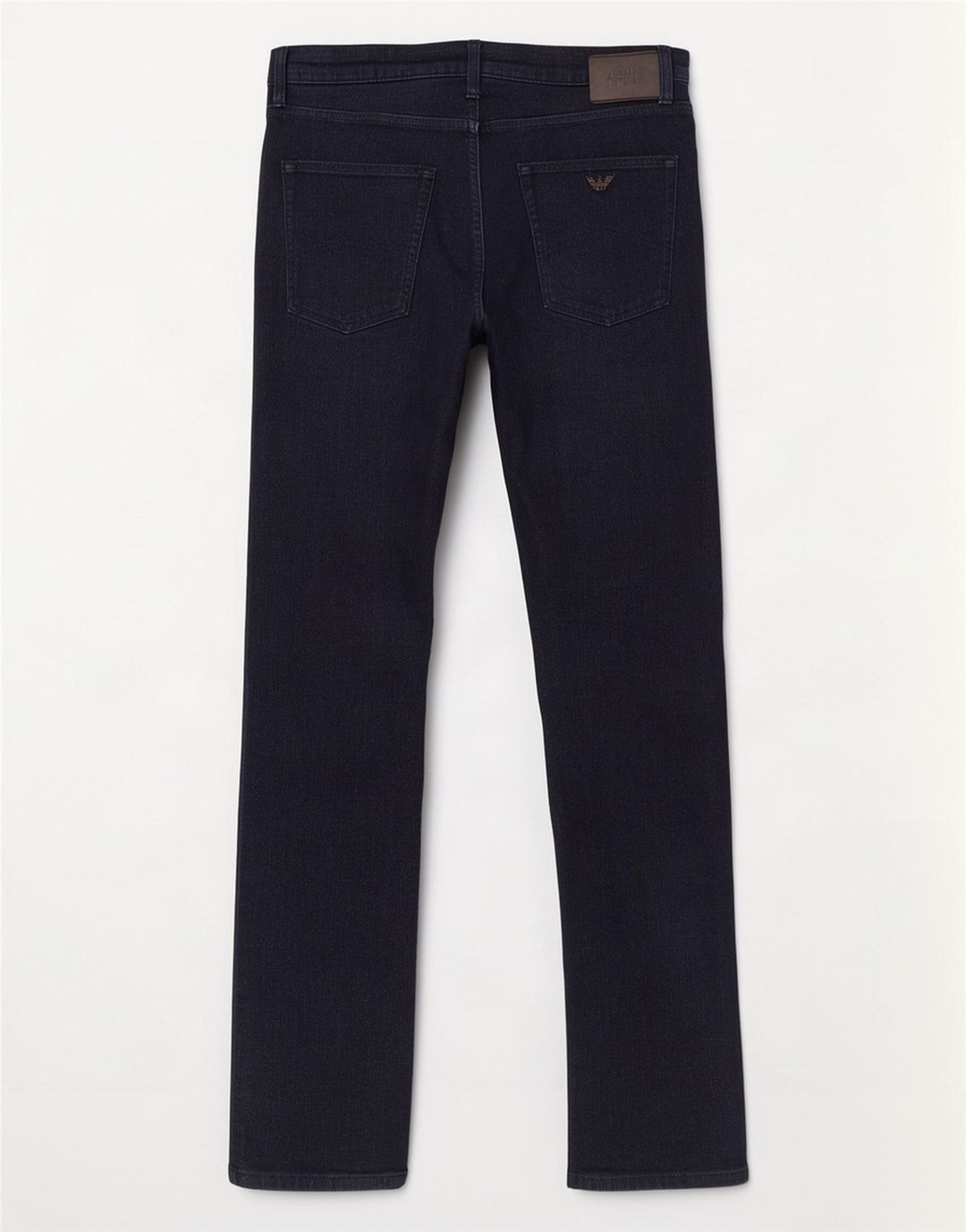 Armani Mens Straight Jeans W34 L32 Azul Marinho Algodão