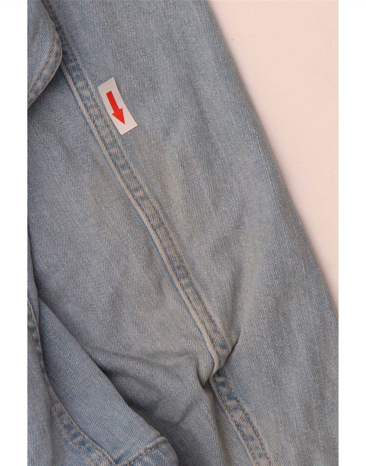 Jaqueta jeans masculina Replay UK 40 grande algodão azul