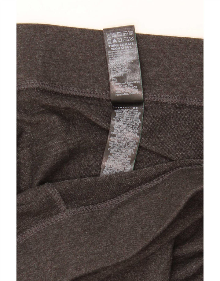 Leggings femininas Marks & Spencer UK 18 XL algodão cinza