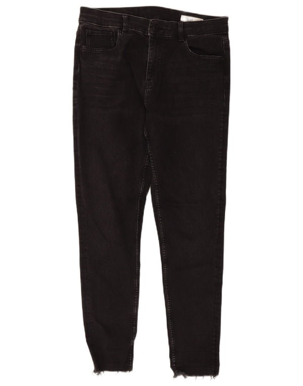 Marks & Spencer Womens The Ivy Skinny Jeans UK 12 Medium W32 L27 Black