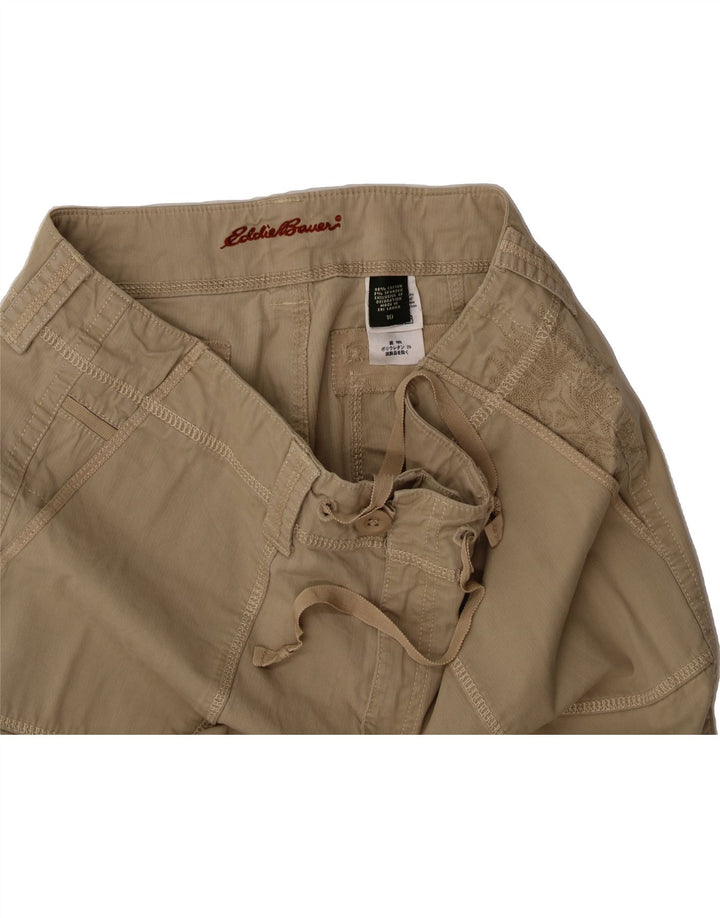 EDDIE BAUER Womens Straight Chino Trousers US 10 Large W32 L30 Beige Vintage Eddie Bauer and Second-Hand Eddie Bauer from Messina Hembry 