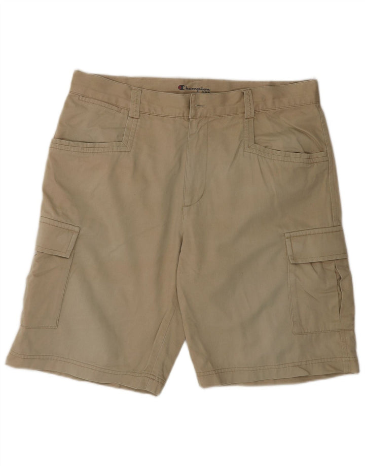 Champion Womens Cargo Shorts Médio W32 Bege