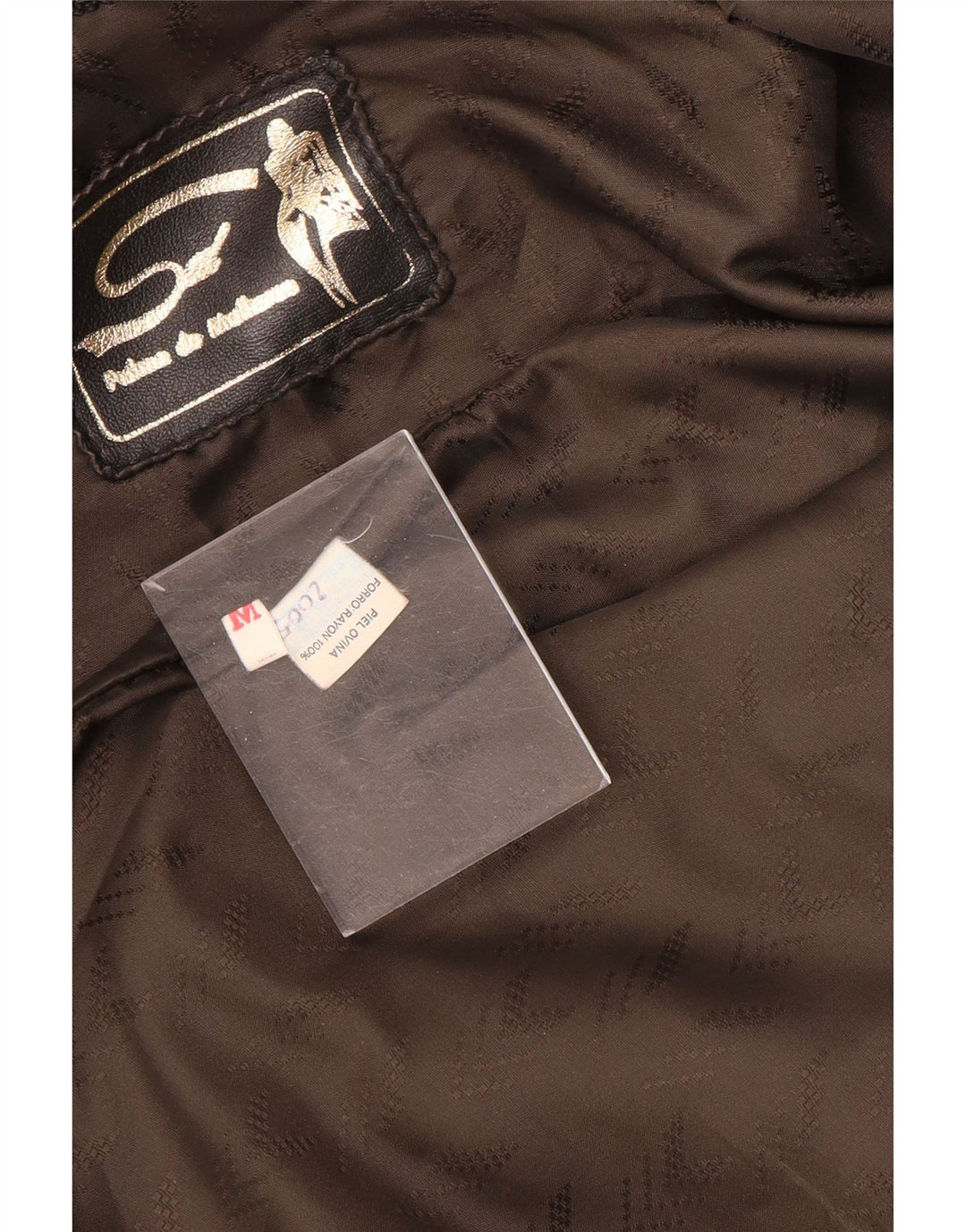 Casaco de couro superdimensionado feminino vintage Reino Unido 14 couro preto médio