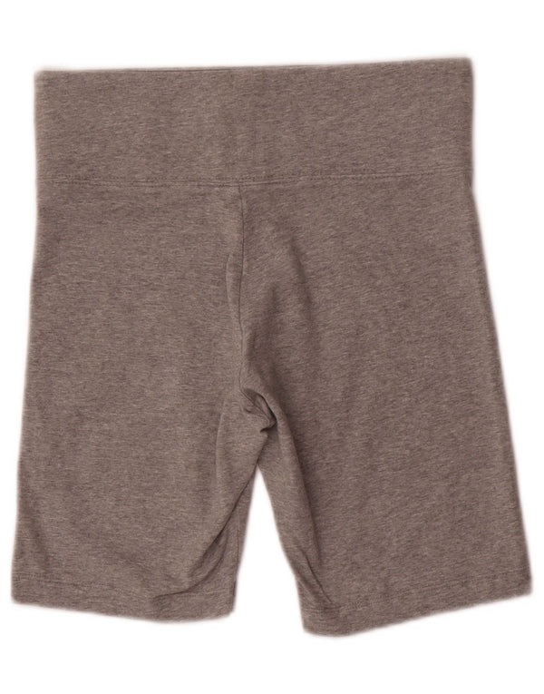 Shorts esportivos femininos Nike UK 14 cinza médio