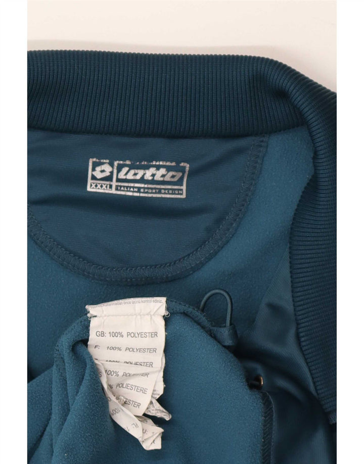 Lotto Mens Tracksuit Top Jacket 3XL Azul Colourblock Poliéster