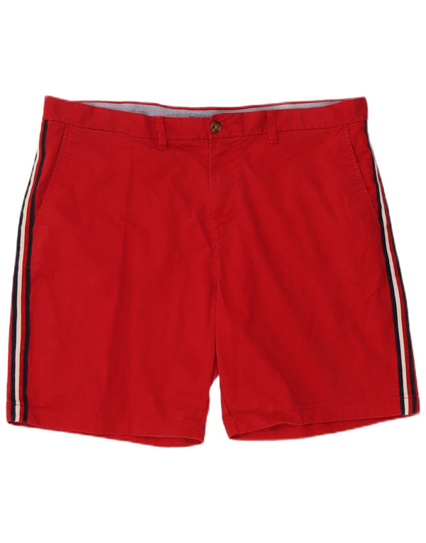 Tommy Hilfiger Mens Chino Shorts W40 XL Algodão Vermelho