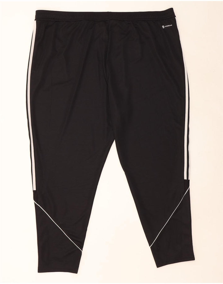 Calça de treino Adidas Aeroready Regular Fit masculina 4XL poliéster preto