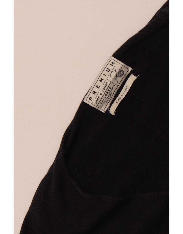 Suéter masculino Jack & Jones com decote em V XL azul marinho