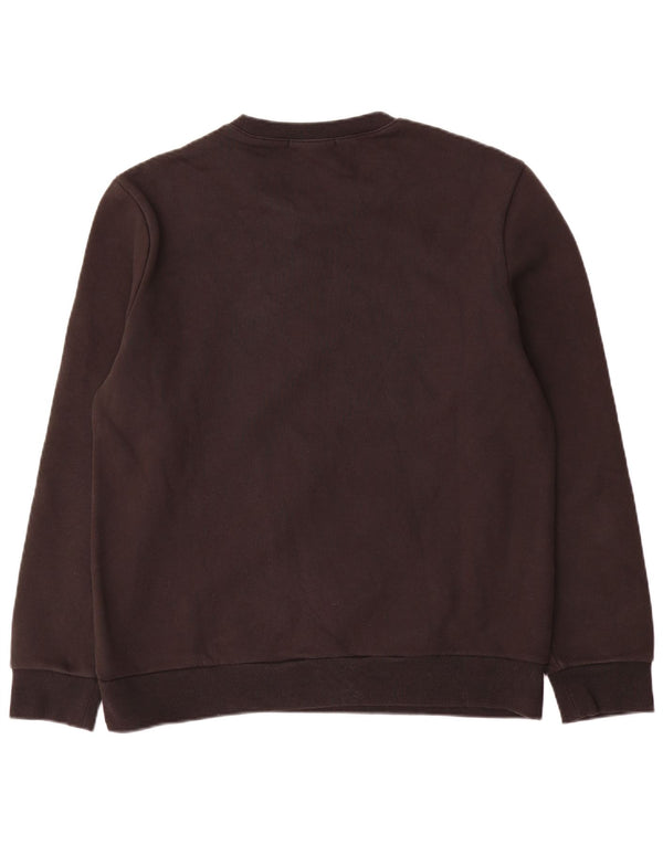 Guess moletom gráfico masculino jumper UK 42 grande algodão preto