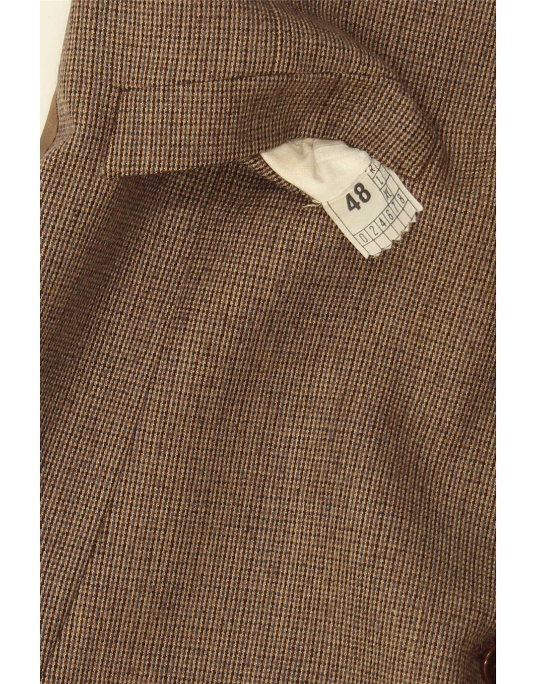 Colete masculino vintage IT 48 pequeno marrom