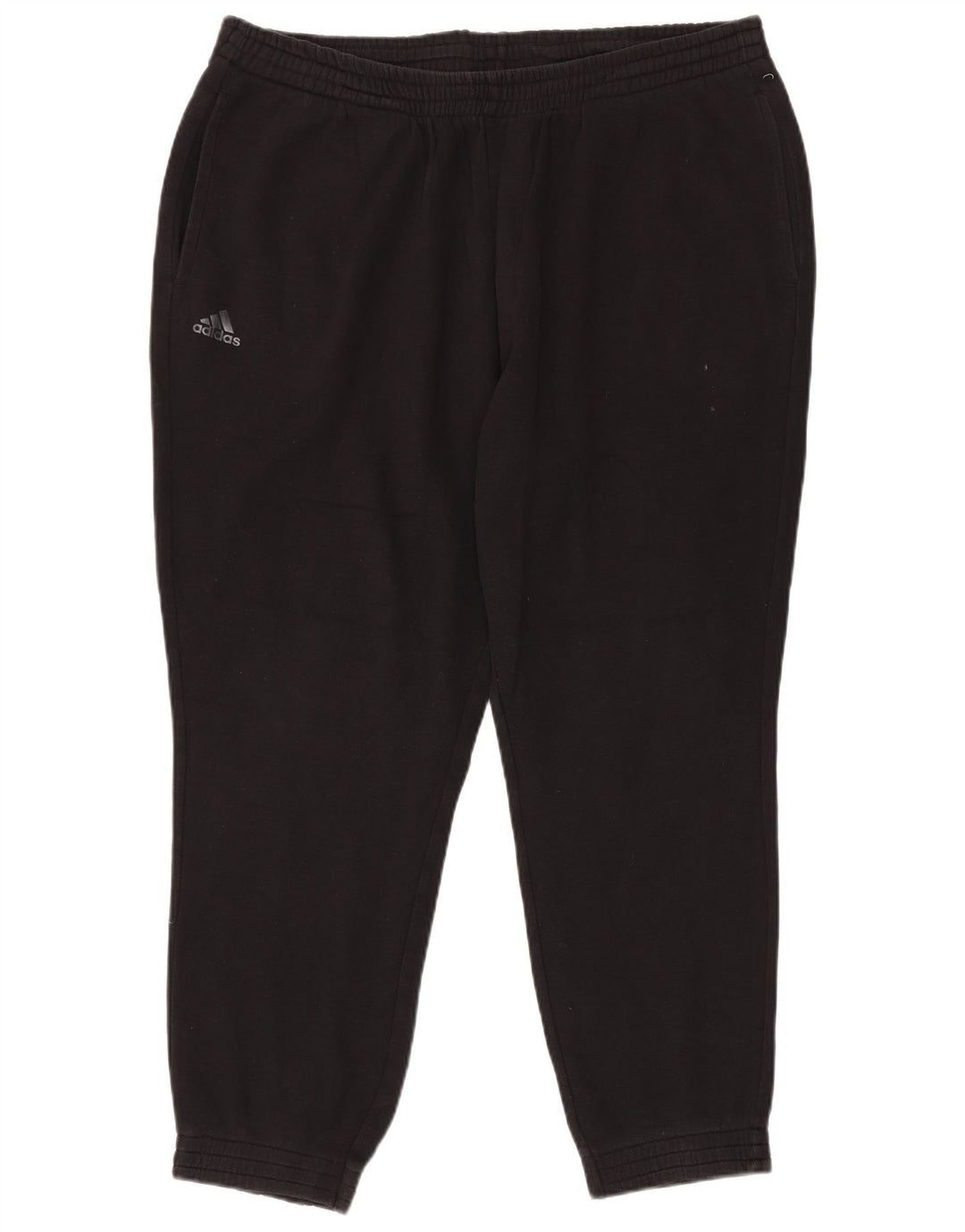 ADIDAS Mens Graphic Tracksuit Calças Joggers 2XL Preto