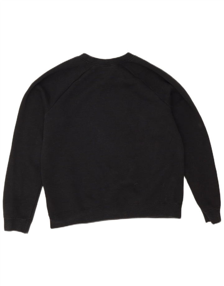 Moletom gráfico feminino Nike Jumper UK 14 médio preto algodão
