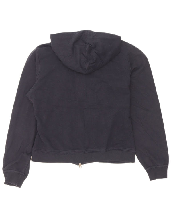 Suéter Nike feminino com capuz e zíper gráfico UK 16/18 XL azul marinho