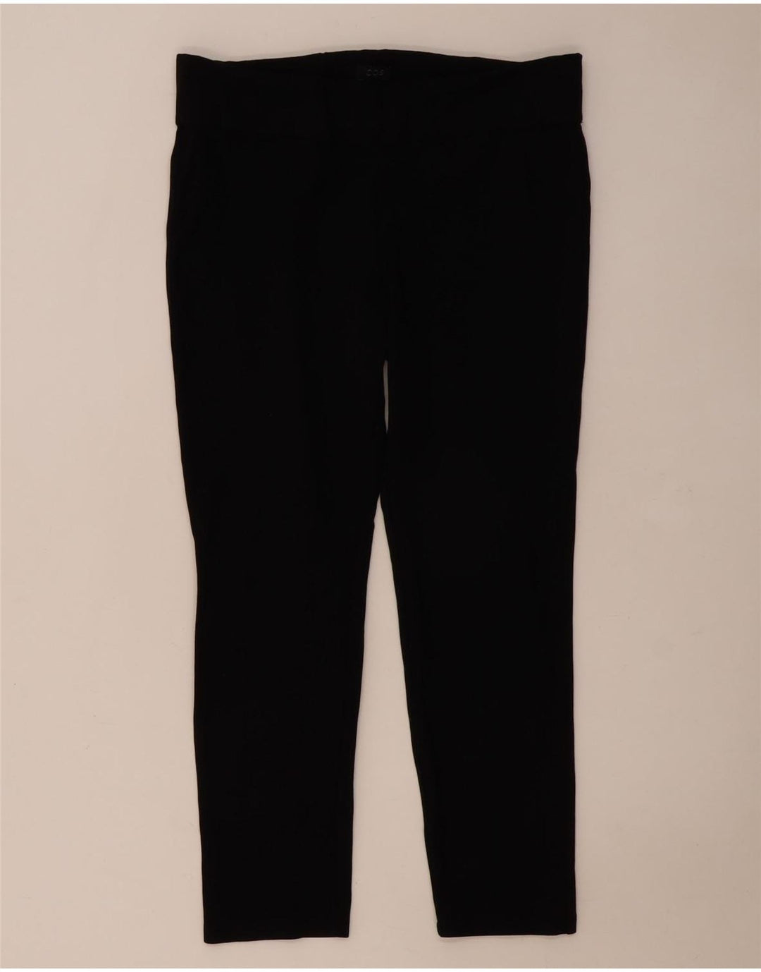 Leggings femininas Cos UK 16 grandes viscose preta