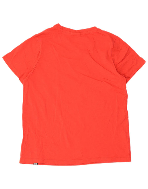 Camiseta feminina Ellesse com estampa gráfica UK 10 pequeno algodão vermelho