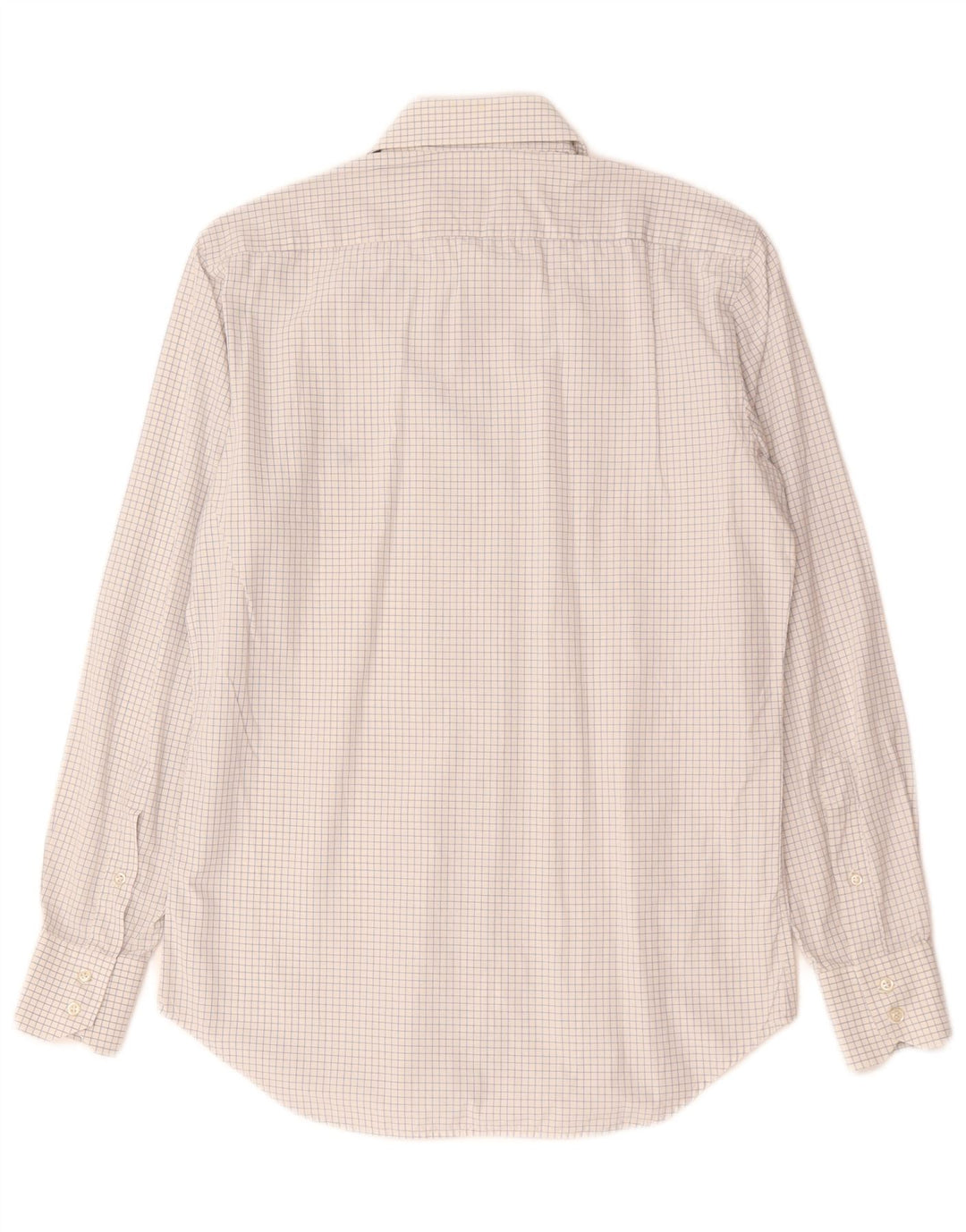 Camisa masculina Brooksfield tamanho 38 pequeno algodão xadrez branco