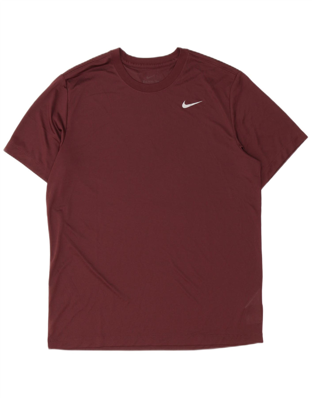 Camiseta Nike Masculina Dri Fit Top Grande Poliéster Borgonha