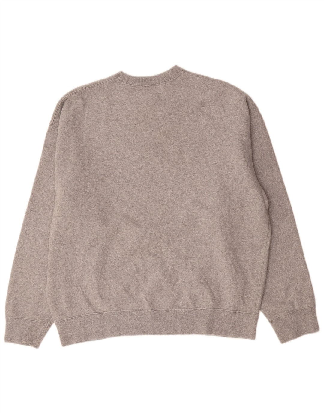 Nike moletom masculino jumper grande algodão cinza