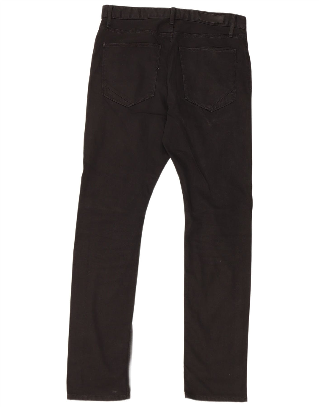 Marks & Spencer Masculino Autograph Slim Jeans W32 L33 Algodão Preto