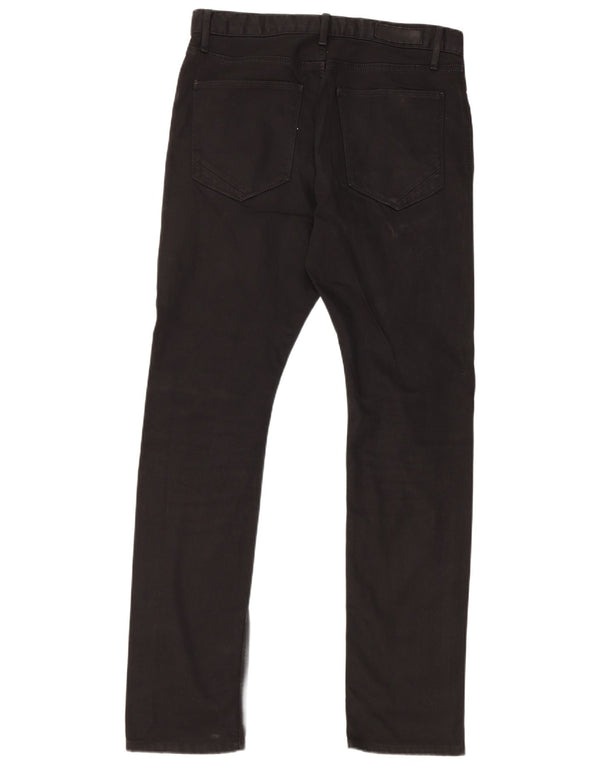 Marks & Spencer Mens Autograph Slim Jeans W32 L33 Black Cotton