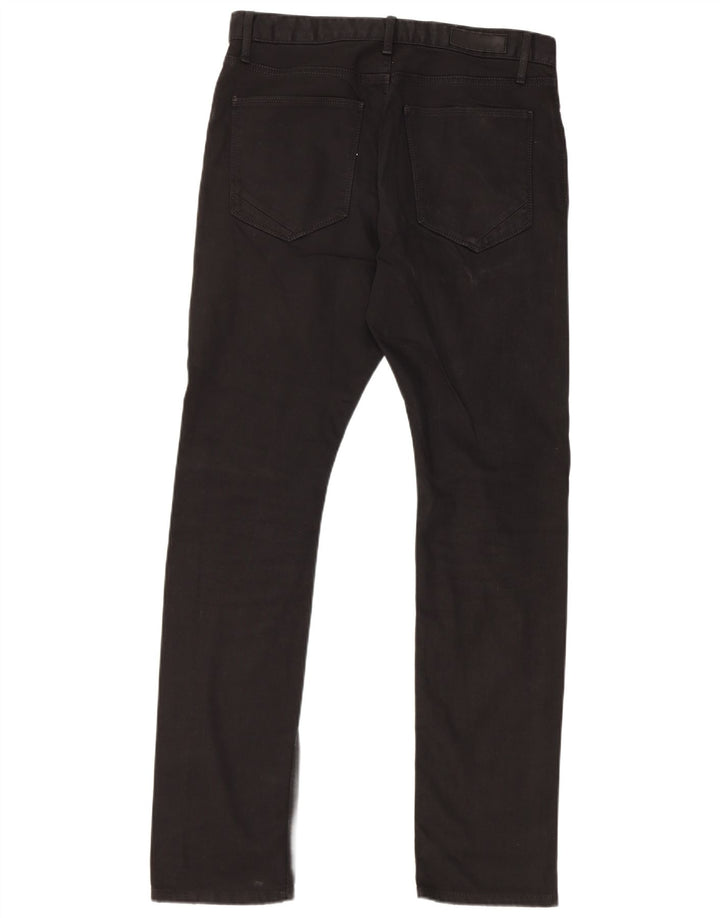 Marks & Spencer Masculino Autograph Slim Jeans W32 L33 Algodão Preto