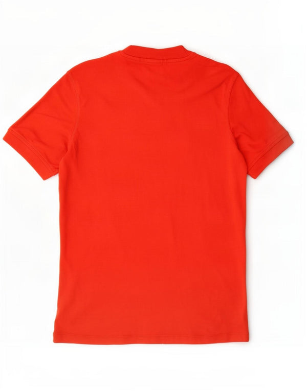 Adidas Mens Camiseta Top Médio Algodão Laranja