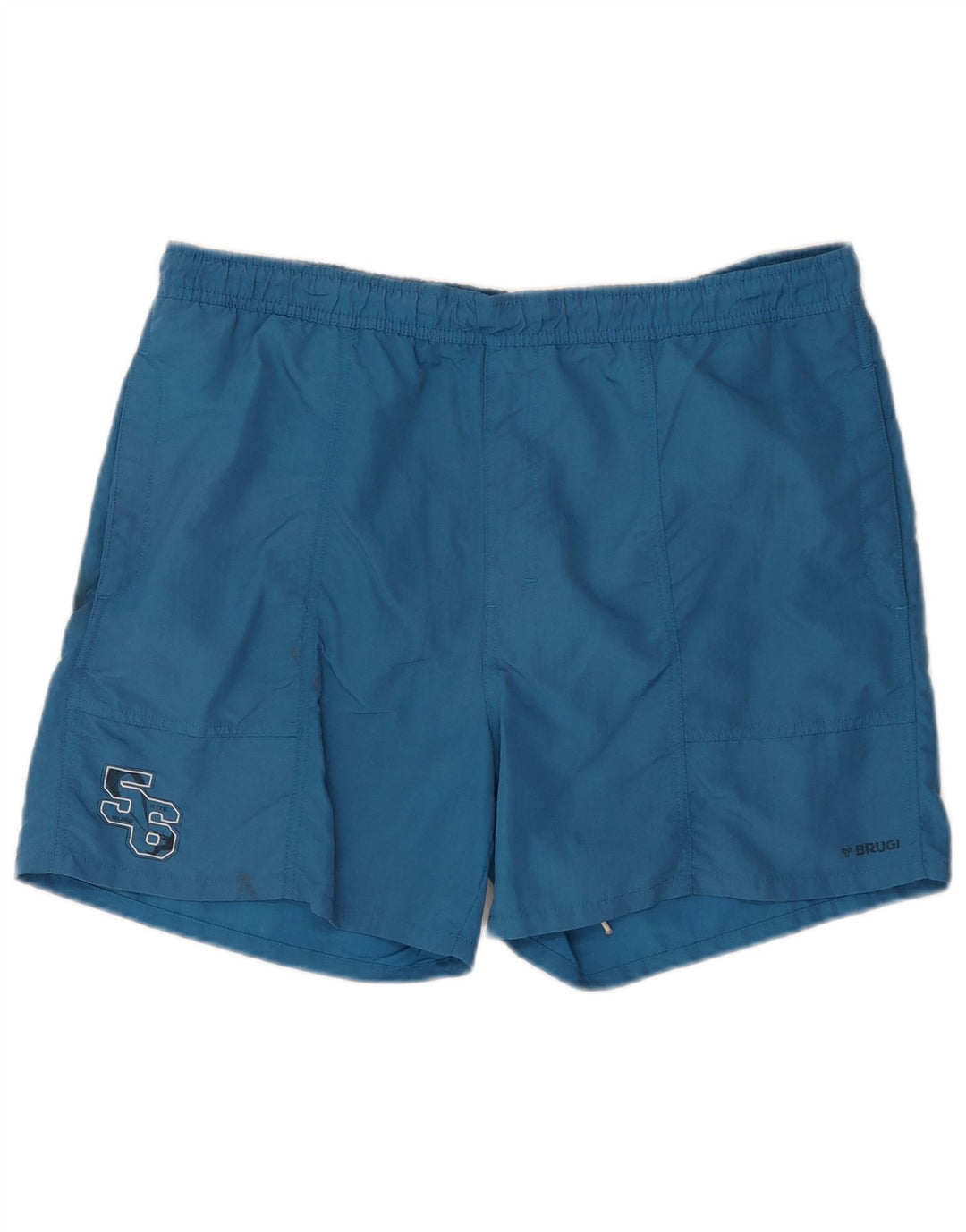 Shorts de natação masculino gráfico Brugi 2XL azul poliamida