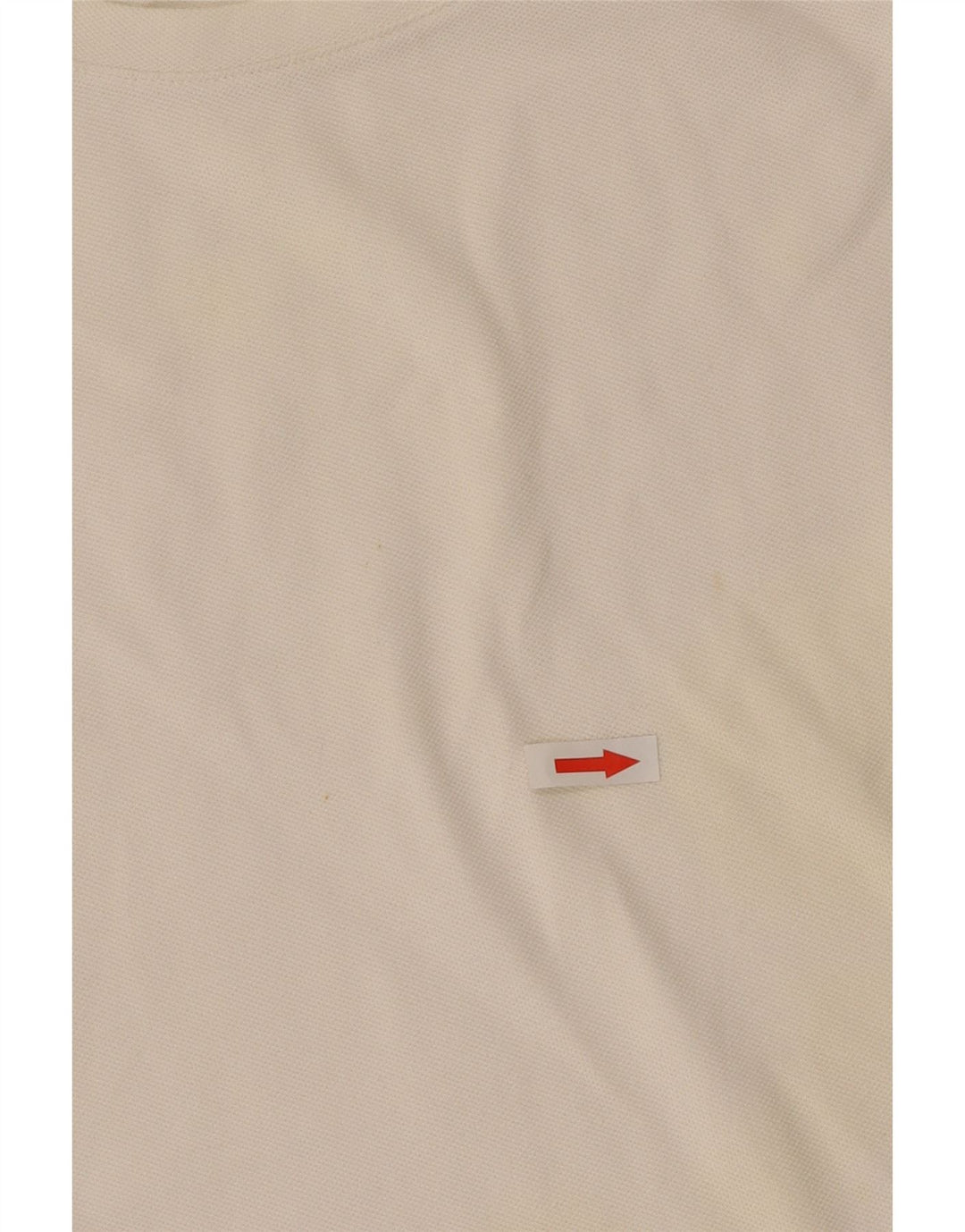 Camiseta feminina Lacoste tamanho superior 42 grande algodão branco